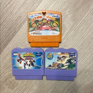 VTech V-Motion Bundle of 3 Game Cartridges